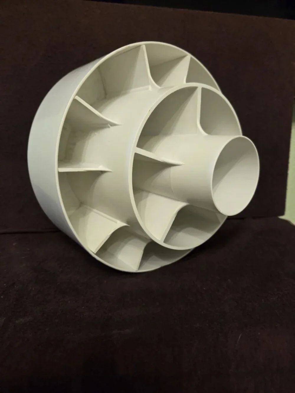 Pampered Chef Tool Turn About White Utensil Caddy Holder #2170